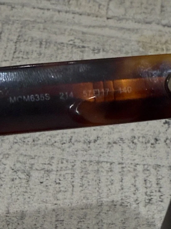 MCM Men's Tortoiseshell Frame Sunglasses with Case - Picture 4 of 7